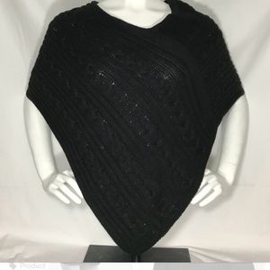 Ann Taylor Loft Cable Knit Poncho